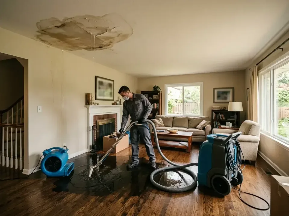 attic-pipe-burst-ceiling-drip-008 — frequently asked questions, Water Damage Restoration & Carpet Care in Olivette, MO